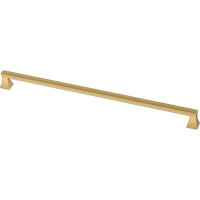 D. Lawless Hardware 12" Modern A-Line Pull Bayview Brass