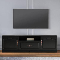 House of Hampton Modern Style Wooden TV Stand with Drawers, for Living Room