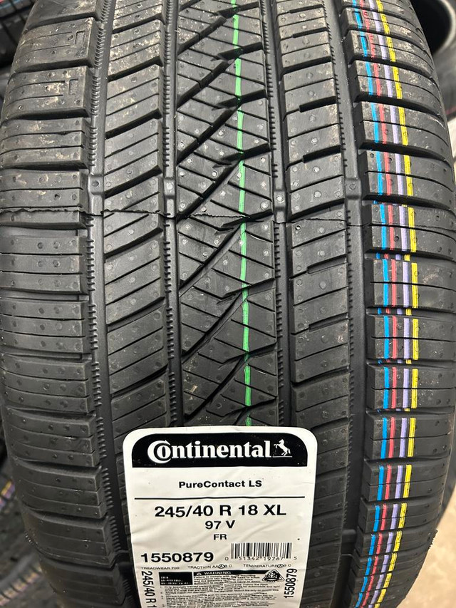 4 Brand New Continental Pure Contact LS  245/40R18 All Season tires.$70 REBATE!!! *** WallToWallTires.com *** in Tires & Rims in Ottawa / Gatineau Area - Image 2