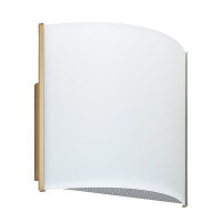 Wrought Studio Breleigh 1 -Light Dimmable LED Gold Bath Sconce