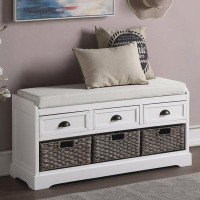 Rosecliff Heights Gerty Storage Bench, Entryway Bench