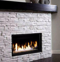 LINEAR BURNER DIRECT VENT GAS FIREPLACE