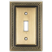 Made in Canada - ClaireDeco Nautica 1-Gang Toggle Light Switch Wall Plate
