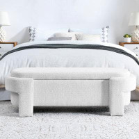 Latitude Run® Upholstered Flip Top Storage Bench