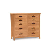Copeland Furniture Berkeley 10 Drawer 58.75" W Solid Wood Dresser