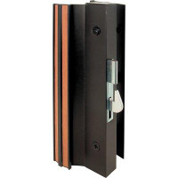 Prime-Line Sliding Glass Door Handle Set, 4-15/16 In., Extruded Aluminum, Black