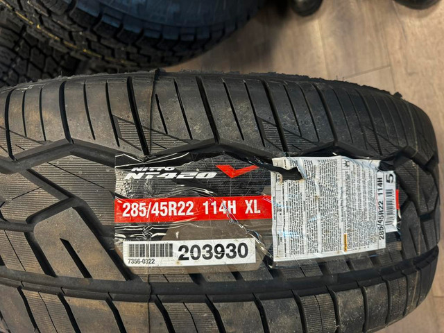 PR196GB-22 GMC Yukon Sierra Denali rims and Nitto all-season tires in Tires & Rims in Edmonton Area - Image 4