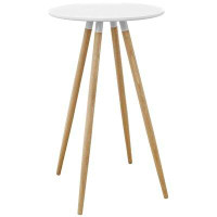 George Oliver George Oliver Track Round Bar Table - White