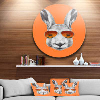 Made in Canada - Design Art Animal Funny Rabbit with Sunglasses - Graphic Art Print