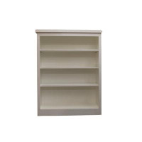 Lark Manor Breithaup 36" W Solid Wood Standard Bookcase