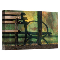 East Urban Home 'Bench' Photographic Print on Canvas