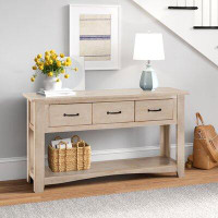Red Barrel Studio Tadyn 55" Solid Wood Console Table