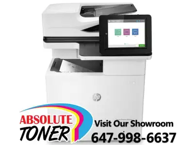 HP Laserjet Enterprise MFP M632fht Monochrome Multifunction Laser Printer Scanner Copier 65PPM REPOSSESSED