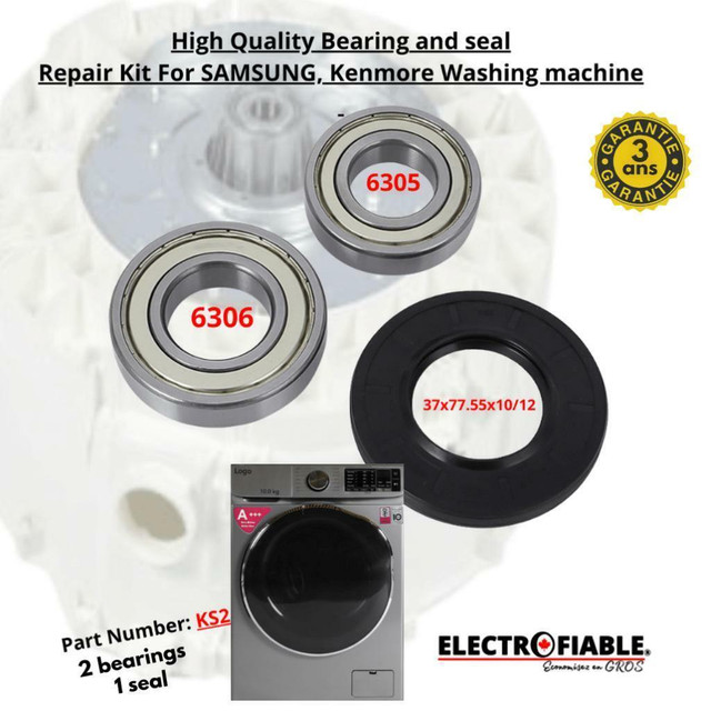 KS2 Bearing kit for SAMSUNG washer repair in Washers & Dryers