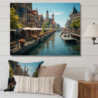 Winston Porter Germany Waterfront Charm City II - Cityscapes Canvas Wall Art