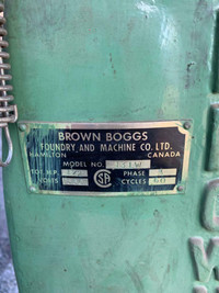 20 ton Brown and Boggs obi mechanical punch press