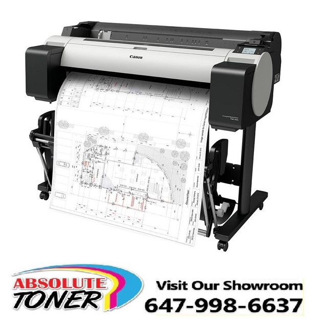 Canon imagePROGRAF TM300 (TM-300) 36 Inch Plotter-Large WIDE Format Inkjet Printer in Printers, Scanners & Fax in City of Toronto - Image 2