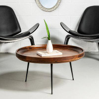 Trent Austin Design Zenaide Round Mango Wood Coffee Table