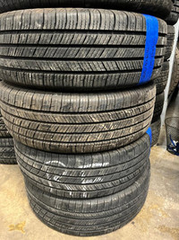 215 60 16 2 Michelin Defender Used A/S Tires With 95% Tread Left