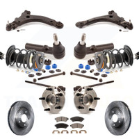 Front Disc Rotor Brake Pad Bearing Suspension Kit (15Pc) For Buick LaCrosse Allure Non-ABS KM-100018