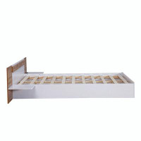 Latitude Run® Queen Size Platform Bed with Headboard, Shelves, USB Ports and Sockets