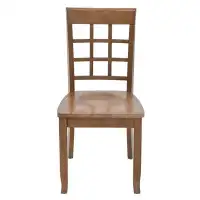 Red Barrel Studio Svetinka Window Pane Dining Chair Solid Wood Side Chair