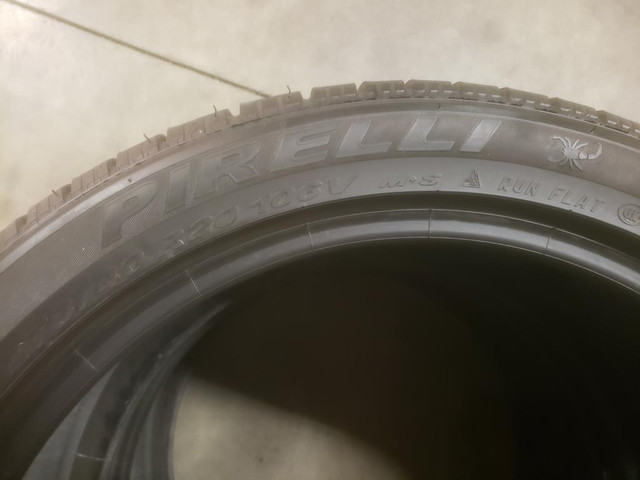 (WH25) 1 Pneu Hiver - 1 Winter Tire 275-40-20 Pirelli Run Flat 7-8/32 in Tires & Rims in Greater Montréal - Image 3
