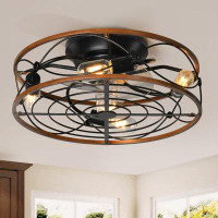 17 Stories Dunsmore 19.6'' Ceiling Fan with Light Kit