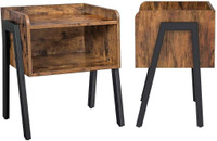 NEW RUSTIC NIGHTSTAND & END TABLE S3075