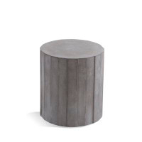 The Twillery Co. Knoxville 100% Concrete Drum End Table