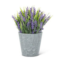 Primrue Purple Lavender Plant In A Pot Artificial Flower