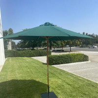 Arlmont & Co. Ricolson Replacement Canopy/Pole for 9ft X 8 Rib Umbrella
