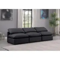 Meridian Furniture USA Indulge 105" Vegan Leather Sofa
