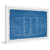 Isabelle & Max™ Cadre photo « ice hockey patinoire », impression sur papier