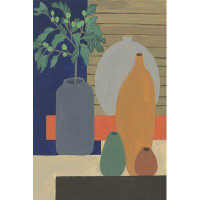 Orren Ellis Vases On A Shelf III