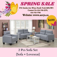 Spring Special sale on Furniture!!Sectionals, Sofa Sets and Sofa Beds on Sale! www.aerys.ca