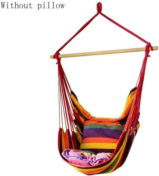 NEW HANGING ROPE HAMMOCK SWING CHAIR in Other in Alberta - Image 2