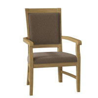 Fairfield Chair Pryor Upholstered King Louis Back Arm Chair