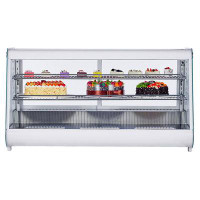 Homhougo Refrigerated Display Case 8.1 Cu.Ft. Countertop Pastry