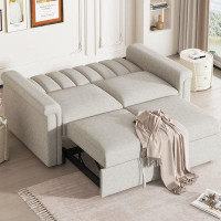 Ebern Designs Convertible Soft Cushion Sofa With Pull Out Bed