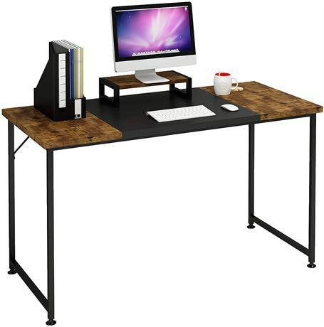 Magic Life Computer Desk Study Writing Table 47 Inch with Monitor Stand, Modern in Monitors in Ontario