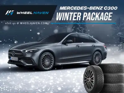 Merecedes Benz C300 / C63 AMG - Winter Tire + Wheel Package 2023 - WHEEL HAVEN