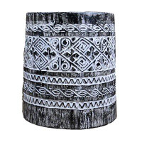 DYAG East Black Balinese Accent Or Side Table