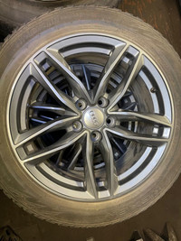 225/50/17 winter NEXEN WINDGUARD tires on alloy AUDI wheels