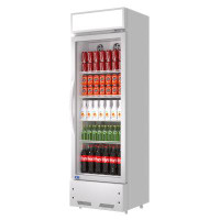 KICHKING KICHKING 23.6'' Commercial Merchandising Refrigerator, 10.8 Cu.ft Beverage Refrigerator and Cooler