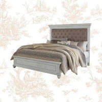 Kelly Clarkson Home Henri Tufted Low Profile Standard Bed