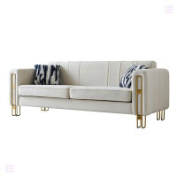 ExpressThrough Modern Velvet Sofa For Living Room