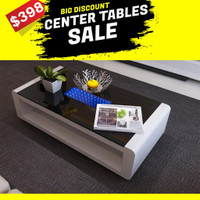 Black and White LED Coffee Table Sale !!