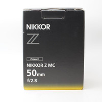 Nikkor Z MC 50mm f2.8 (Open Box) (ID - 2086)