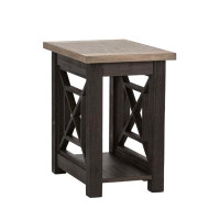 Liberty Furniture Heatherbrook Solid Wood End Table with Storage
